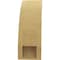 Ekena Millwork 5-inch W x 10-inch D x 14-inch H Ozark Rough Cedar Woodgrain TimberThane Knee Brace, Primed BRCUR05X10X14OZKRCPR - alternate 2